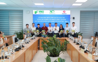 YOUNG TALENT INCUBATION SCHOLARSHIP FOR 10 VNU’S PHD STUDENTS AND POST-DOCTORAL TRAINEES WITH EXCELLENT RESEARCH ABILITY AWARDED